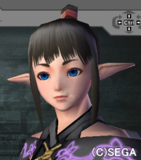 ニューマン♀のデフォ髪型